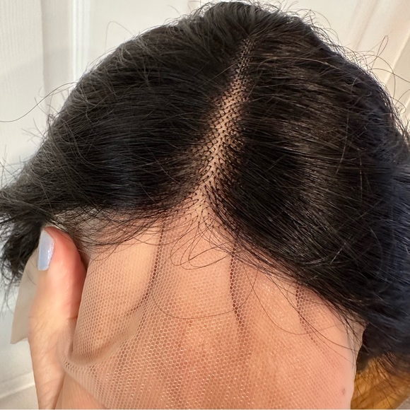 12” Natural Black Bob Wig 100% Human Hair 13x4 HD Lace Front 150% Density It#RH - Picture 2 of 16